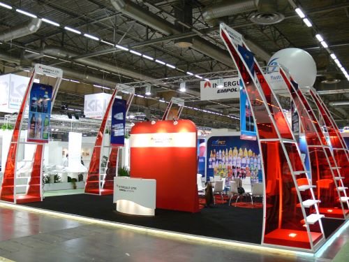 Exhibition stand build in Paris